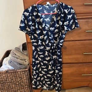 J Crew Leopard dress